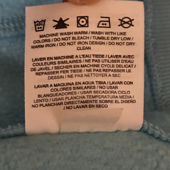 NIKE Kids Blue "Just Do It" Zip-up Hoodie Size M - Picture 8 of 8